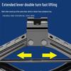 Compact Hydraulic Car Jack with Labor-Saving Wrench
