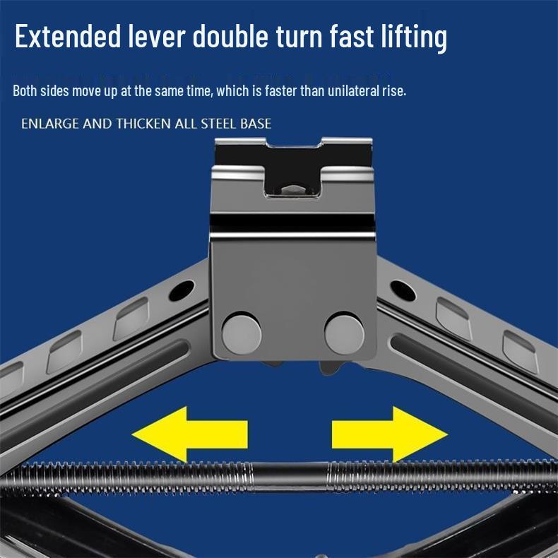 Compact Hydraulic Car Jack with Labor-Saving Wrench