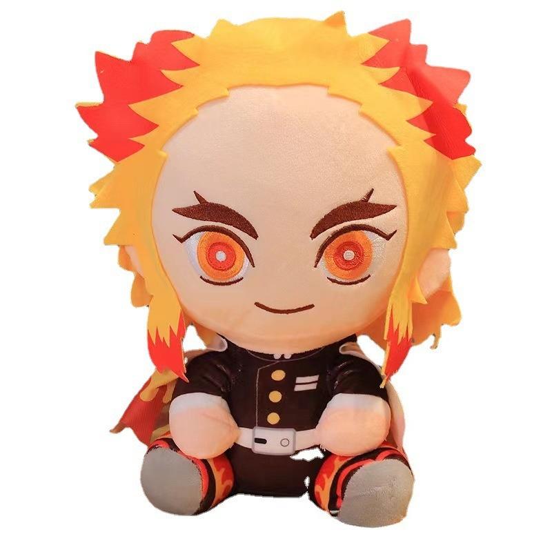 20cm Heiße Japan Demon Slayer Plüschpuppen Lieblich Anime Kimetsu No Yaiba Kamado Tanjirou Nezuko Zenitsu Kyoujurou Spielzeug Kindergeschenke