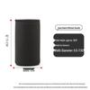 Insulated Glass Water Cup Sleeve - 7cm Diameter, Thick Diving Material, Universal Fit