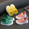 New hollow children's breathable mesh shoes non-slip fly-woven shoes soft-soled baby shoes one-pedal casual shoes