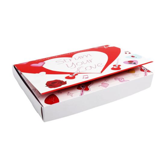 Yousheng Valentine's Day Guitar Picks Advent Calendar 24-Day Countdown Calendar with Guitar Picks And Accessories for Guitarists Music Lovers