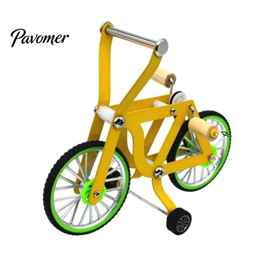 Bird Intelligence Toy Training Bike Toy, Interactive Bicycle Exercise Enrichment Parrot Equipment Educational for Lovebird Conures Parakeet Cockatiel
