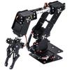 Robot Arm Kit, 6DOF Robot Mechanical Arm Clamp Claw Kit with Aluminum Plate for 6DOF Manipulators