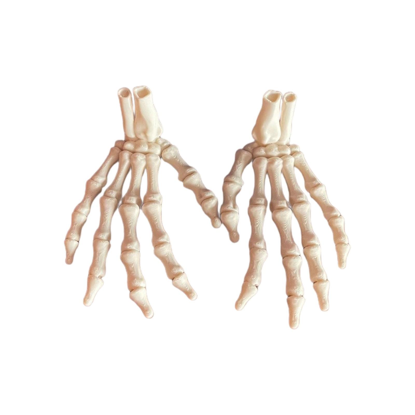 

Кулон в виде скелета руки, напечатанный на 3D-принтере, серия Хэллоуин, креативная модель руки, подарок, поделки One Size