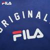 Fila Letter Logo Print Casual Sports Dress Women Dresses Purple Blue F11W128372F-DB