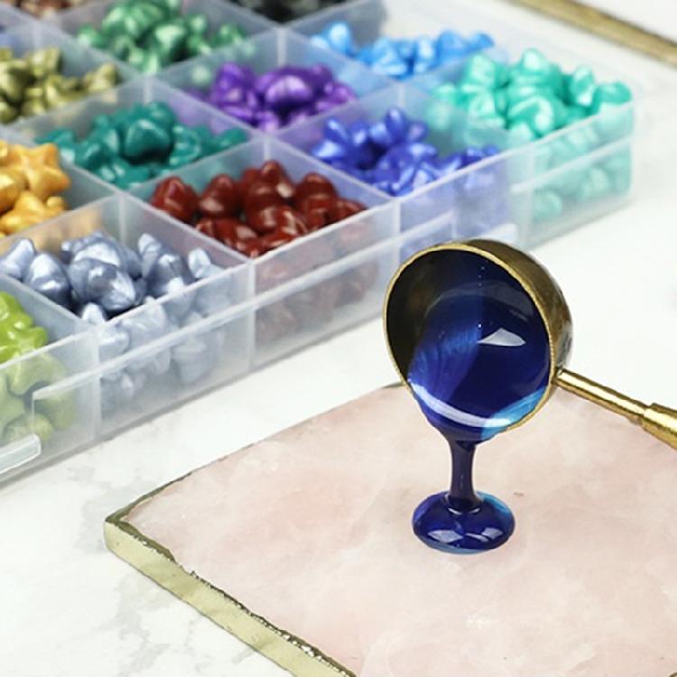 Colorgul Wax Seal Beads Set With Vintaged Star Shape For Handmade Invitations Envelopes Journals Gift Wrapping