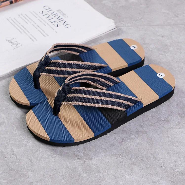 New Men's Slippers High Quality Mens Beach Sandals Anti-slip Flip-flops Lightweight Men Casual Slippers Flat Shoes Zapatos Mujer