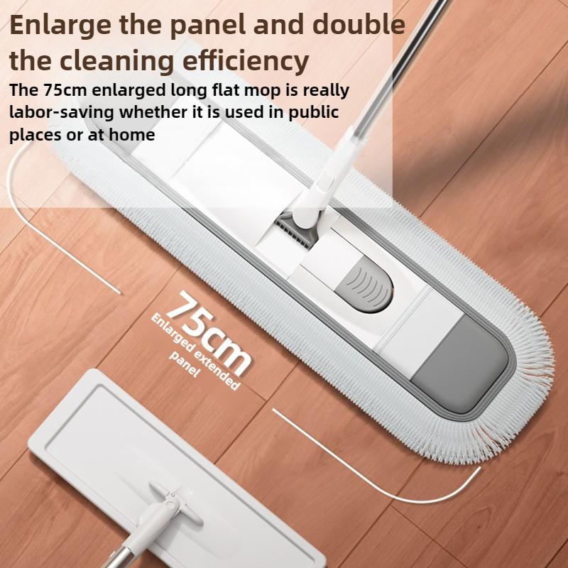 multifunctional 75CM wet dry dual-use cleaning mop,detail cleaning,various floors,detachable mop,can easily clean floors 360 °