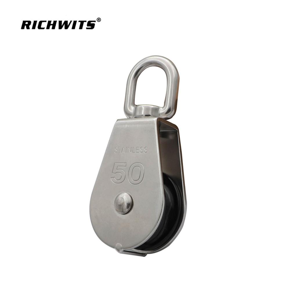 Fish Net Pulley Nylon Pulley Pear-shaped Single Pulley Ship Lifting Pulley Cable Pulley Stainless Steel Pulley