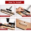 Cabinet Hardware Jig Tool Set for Handles and Pulls, Aluminum Alloy Cabinet Handle Template Jig Tool for Fast and Accurate Installation of Drawer
