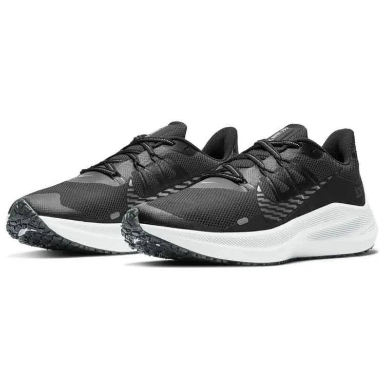 Nike Winflo 7 Shield 'Black Cool Grey' (Unisex) Black / Metallic Cool Grey / Dark Smoke Grey Running Shoes CU3870 001