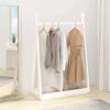 VidaXL Clothes Rack, Coat Rack with Shelf, Wardrobe for Clothes with Storage Bedroom Interior 824984