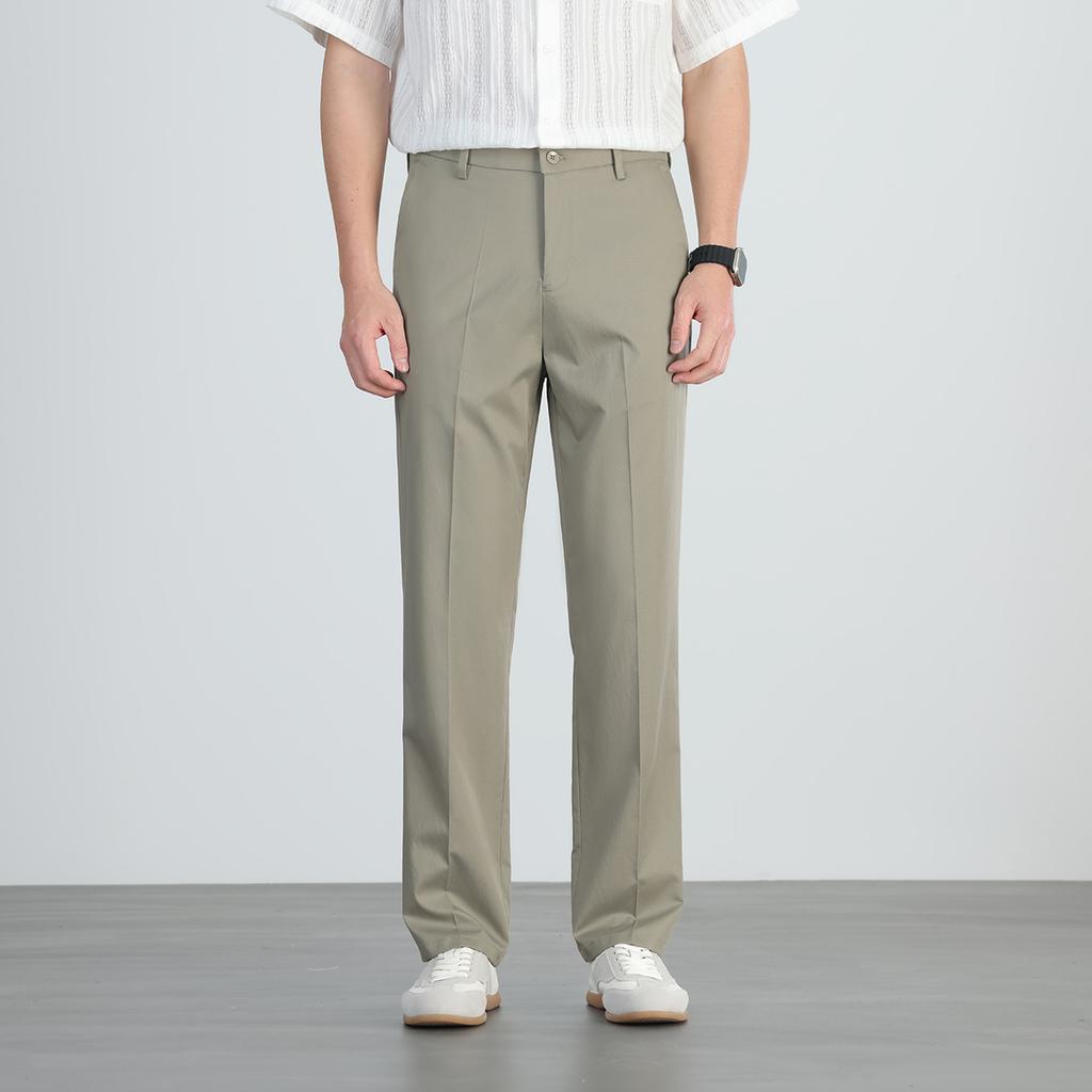 Men's Mulberry Silk Blended Business Commuting Pants