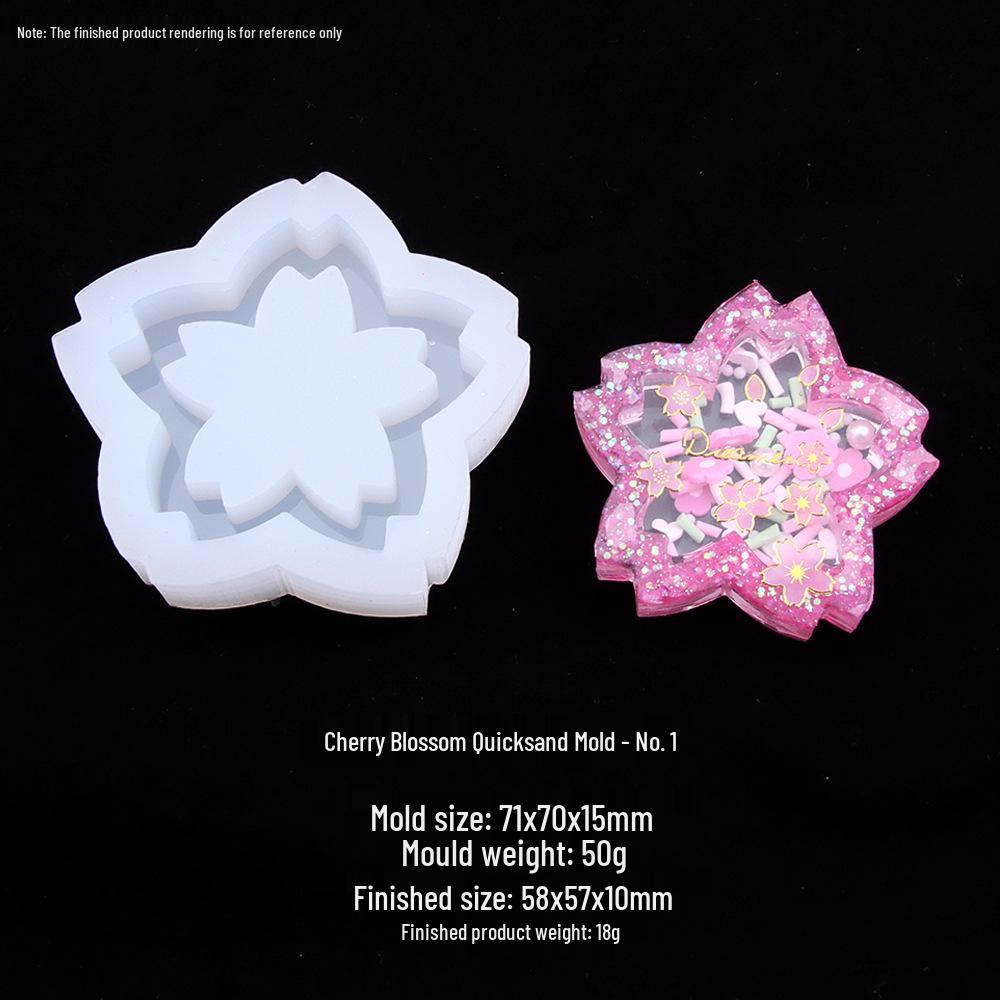 Epoxy Resin Pumpkin Carriage Sakura Peach Silicone Mold