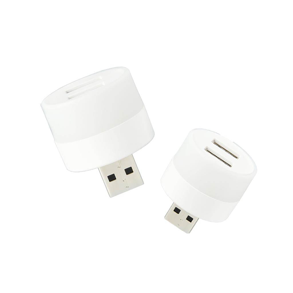 USB Night Light Mini LED Night Light USB Plug Lamp Power Bank Charging USB Book Lights Reading Eye Protection Lamps