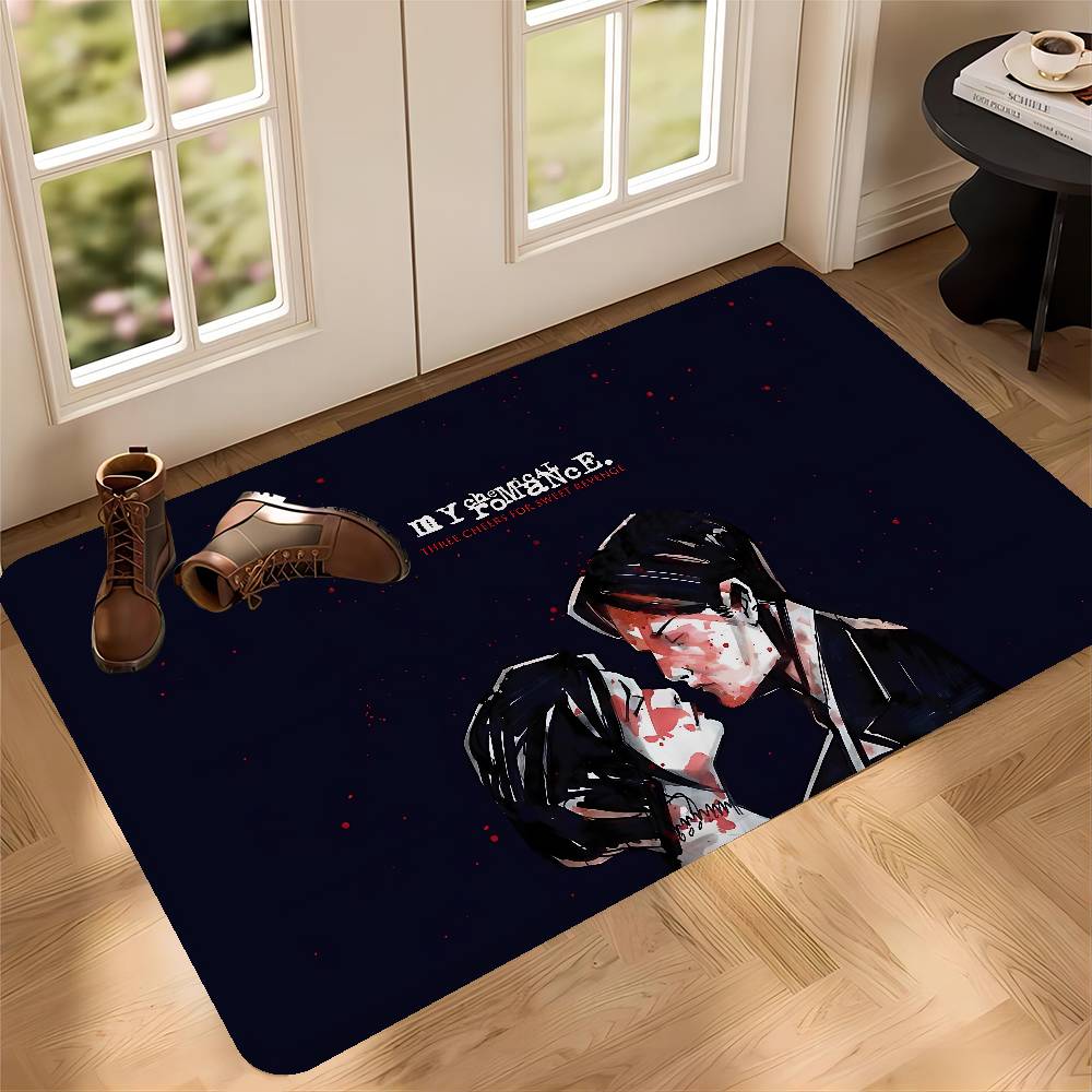 

Band M-My Chemical RomanceS Bathroom Mat Kids Room Bedroom Decoration Balcony Anti-Slip Doormat Living Room Welcome Rug 40x60cm