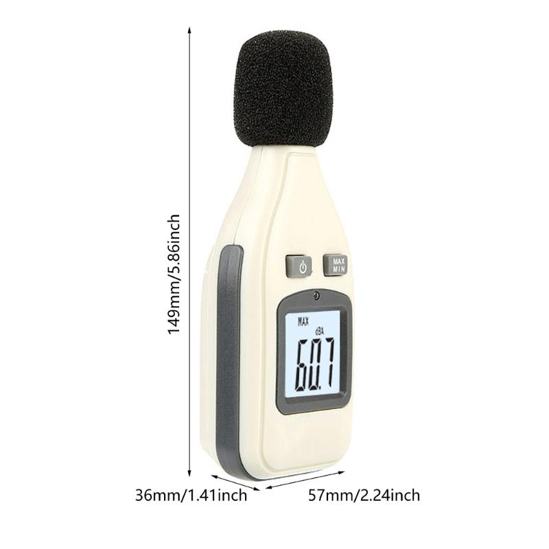 Digital Decibel Meter Sound Level Reader Sound Meter for Accurate Noise Measurement in homes  Office Construction site 