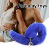 Premium Anal Stimulator Smooth Surface Fast Adaptation Metal Fox Tail Exotic Accessories Butt Plug for Girls