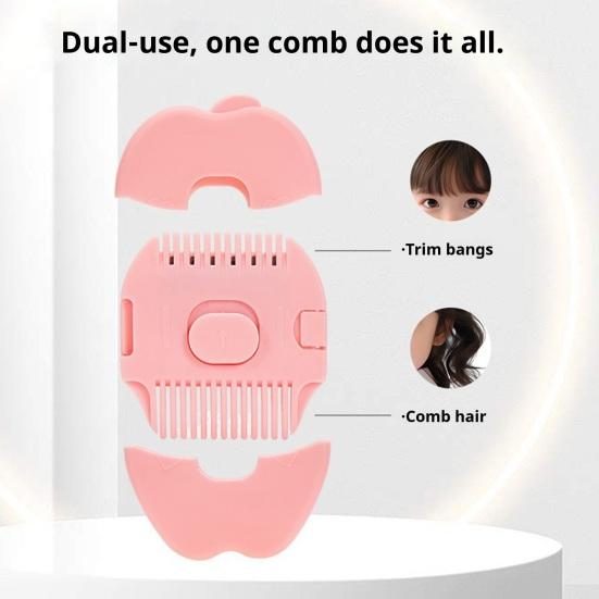1/3 Stück Kleinkinder Haar Spliss-Trimmer Fruchtform Jungen Mädchen Mini Doppelseitiger Kamm Abgerundete Kanten Tragbar Sanfte Haarschneide-Styling-Werkzeuge