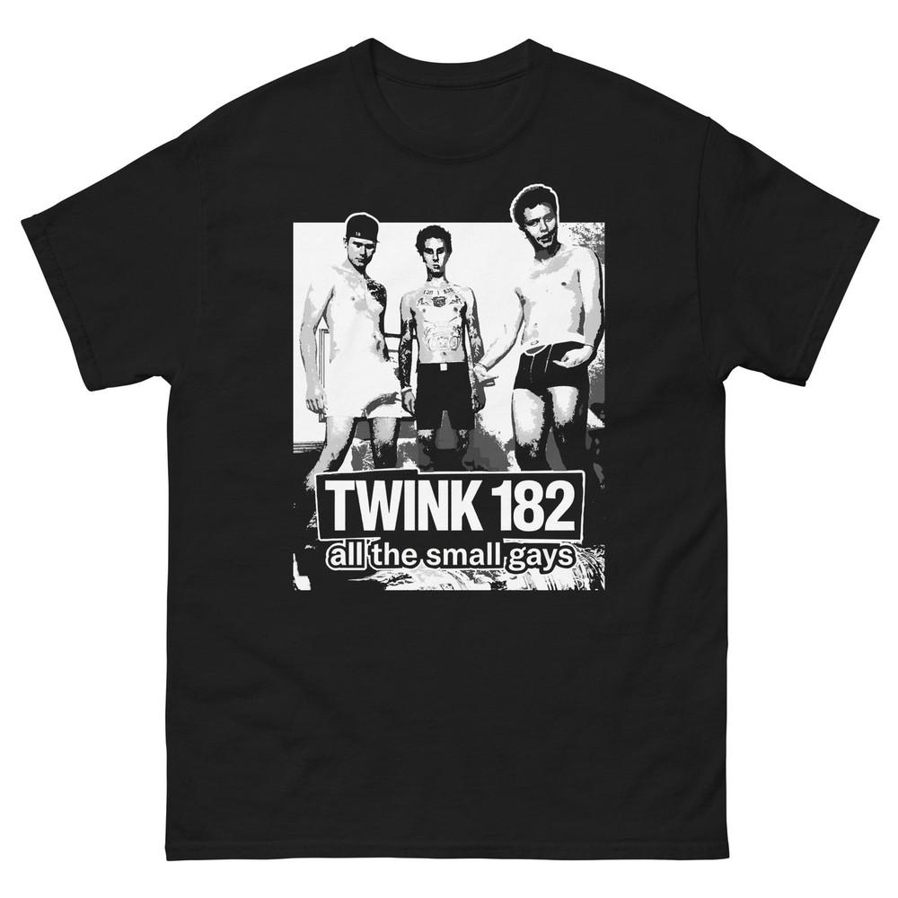 

Blink 182 Twink 182 Гей Поп-Панк Гурт Футболка пародія Графічна футболка Унісекс Футболка XXXL
