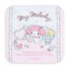 Sanrio Petit Towels 16 X 16 Cm Light Blue Yellow Light Blue Cotton My Melody My Melody Set of 4 with Name Space Character 044598 SANRIO Approx. 100%