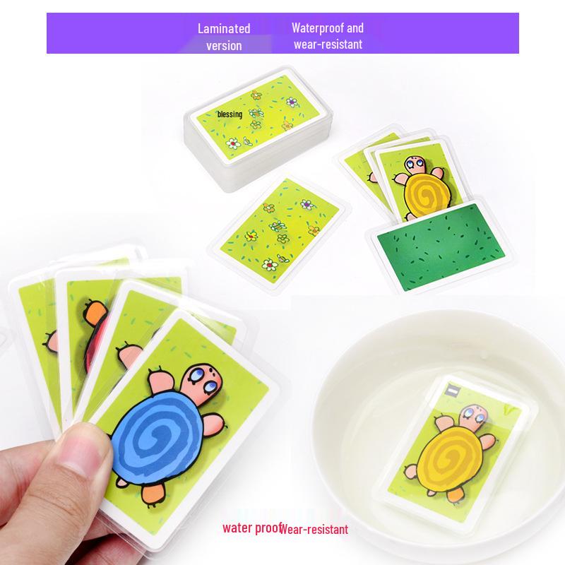 Run Run Turtle: High-Quality Wooden Educational Board Game for Kids