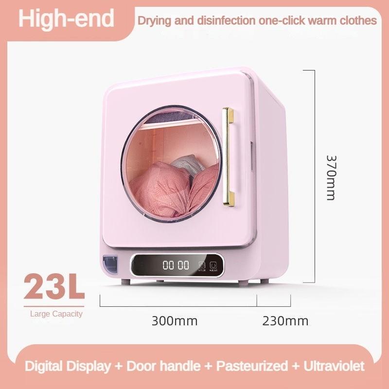 120W Portable Folding Underwear Drying Box UV Disinfection Cabinet Household Clothes Fast Drying Machine 300*230*370mm