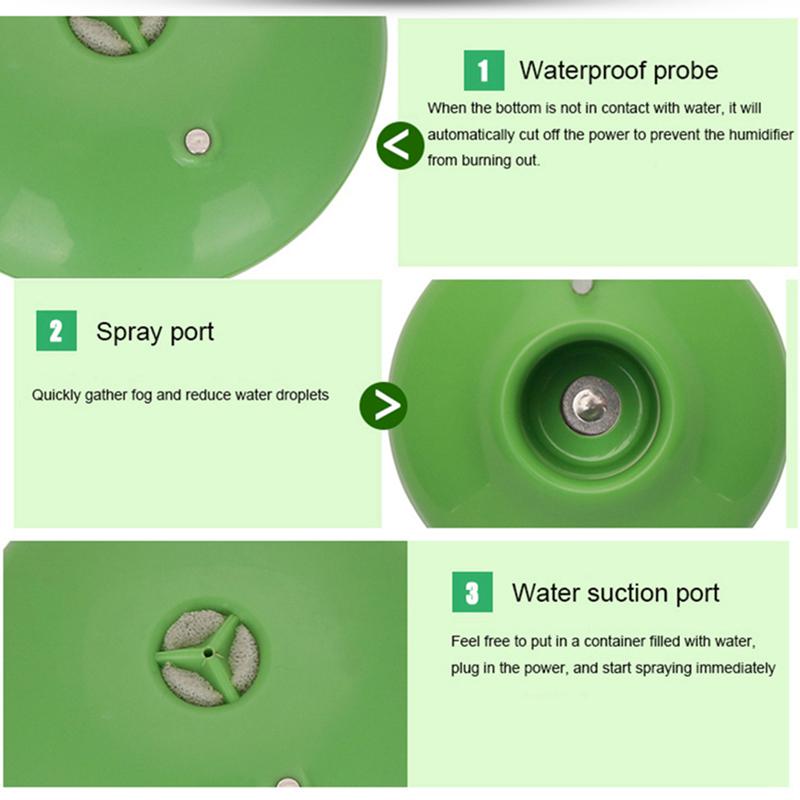 Przenośny Mini UFO nawilżacz z jonami ujemnymi USB nawilżacz powietrza oczyszczacz dyfuzor zapachowy para dla domu oczyszczacz dyfuzor parowy