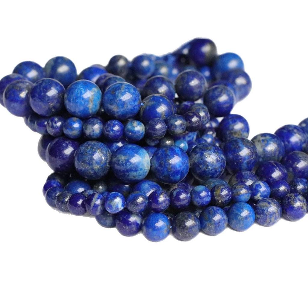 Grade A Natural Lapis Lazuli Round Beads for Handmade Jewelry DIY