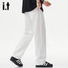izzue it Men's Washed Straight-Leg Jeans