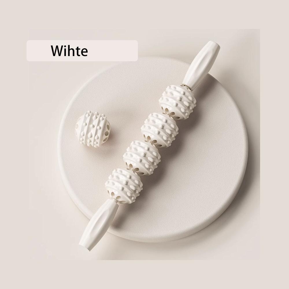 Durable And Safe 1Pc 4 Four Wheel Yoga Stick Massage Roller For Calf Muscle Roller Leg Relaxation Rollerliposuction Roller Massage For Athletes