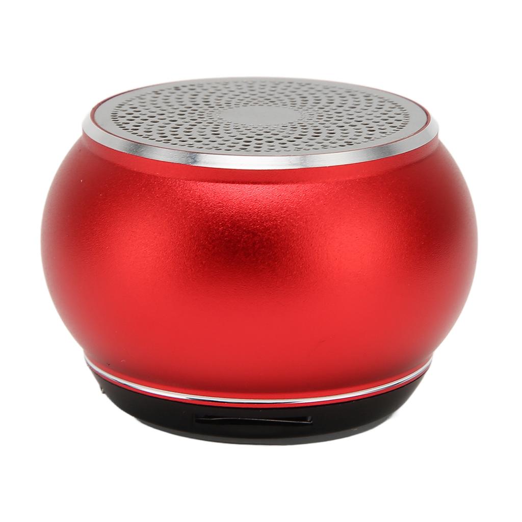 Bluetooth Small Speaker Simple Design IP67 Waterproof Portable Wireless Speaker for Shower Room Bike Car Red