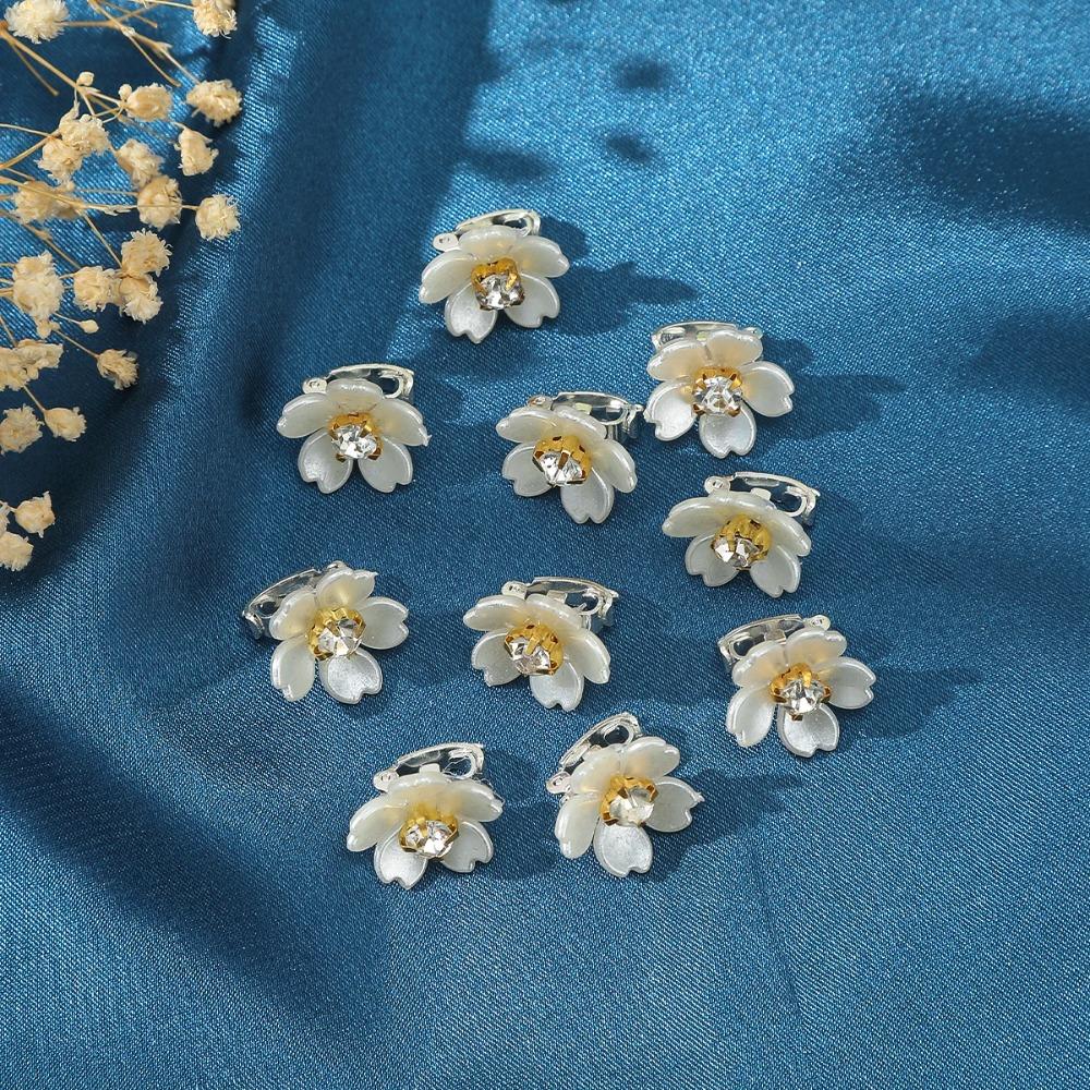 10pcs Hair Braiding Dreadlocks Beads Dread Locks Hair Braid Rings Clips Flower Decor Hair Ring Men