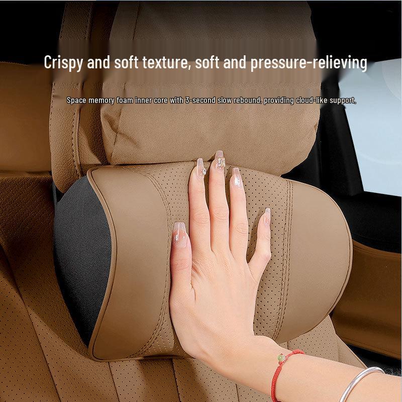 Xiangjie S9 Car All-Season Headrest and Suede Neck & Waist Support Pillow