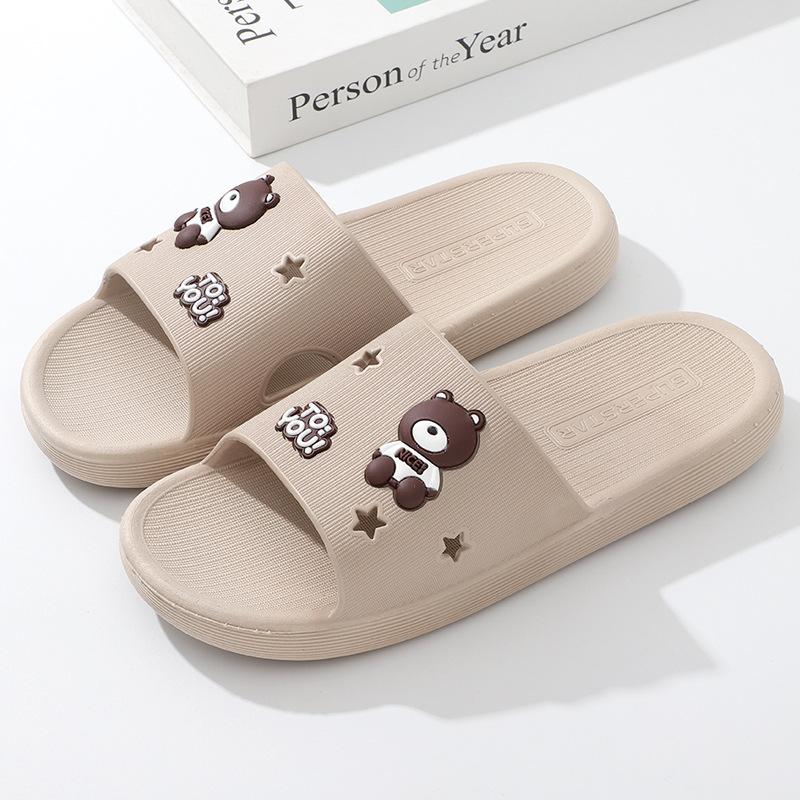 Ciabatte estive semplici da donna, pantofole morbide da casa da uomo, sandali antiscivolo da bagno per coppia, scarpe comode da esterno per la spiaggia per adulti