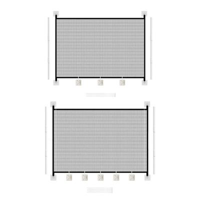 Portable Foldable Animal Door Guard Lightweight Design Quick Assembly Mesh Fence For Pet And Infants