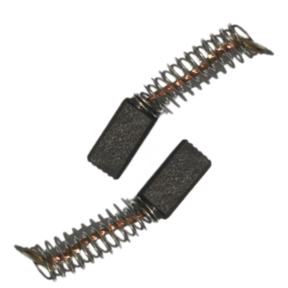 Ersättningskolborstar 2 st 6,2x6,2x11,5 mm för elverktygsmotor med tråd och borstfjädrar för motorstabilitet
