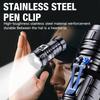 Mini Bright Flashlight Rechargeable Magnetic Clip Small Torch 12 Modes Multi-function Work Light Portable Outdoor Emergency Lamp