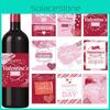 Day Party Valentines Decor Wine Bottle Labels With 36pcs For Events Romantic