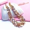 Purple Gold-Plated Rose Gold Shiny Glitter Simple Fashion Light Luxury High-End Temperament Phoenix Tail Bracelet