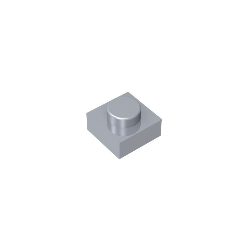 

50pcs 3024 30008 Plate 1 x 1 Bricks Toys For Technical Buildings Blocks Toys For Children Gift Compatible with Assemblage DIY MO 50pcs срібний