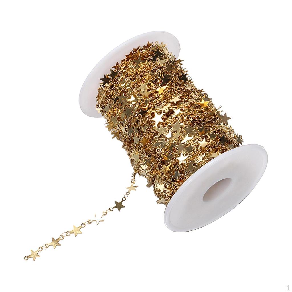 Chain, Hand Wrapped Chain Bulk Cable Chains for DIY, Earrings, Keychains, Bracelets,