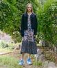 ETMON Flare Collar Long Dress Gray