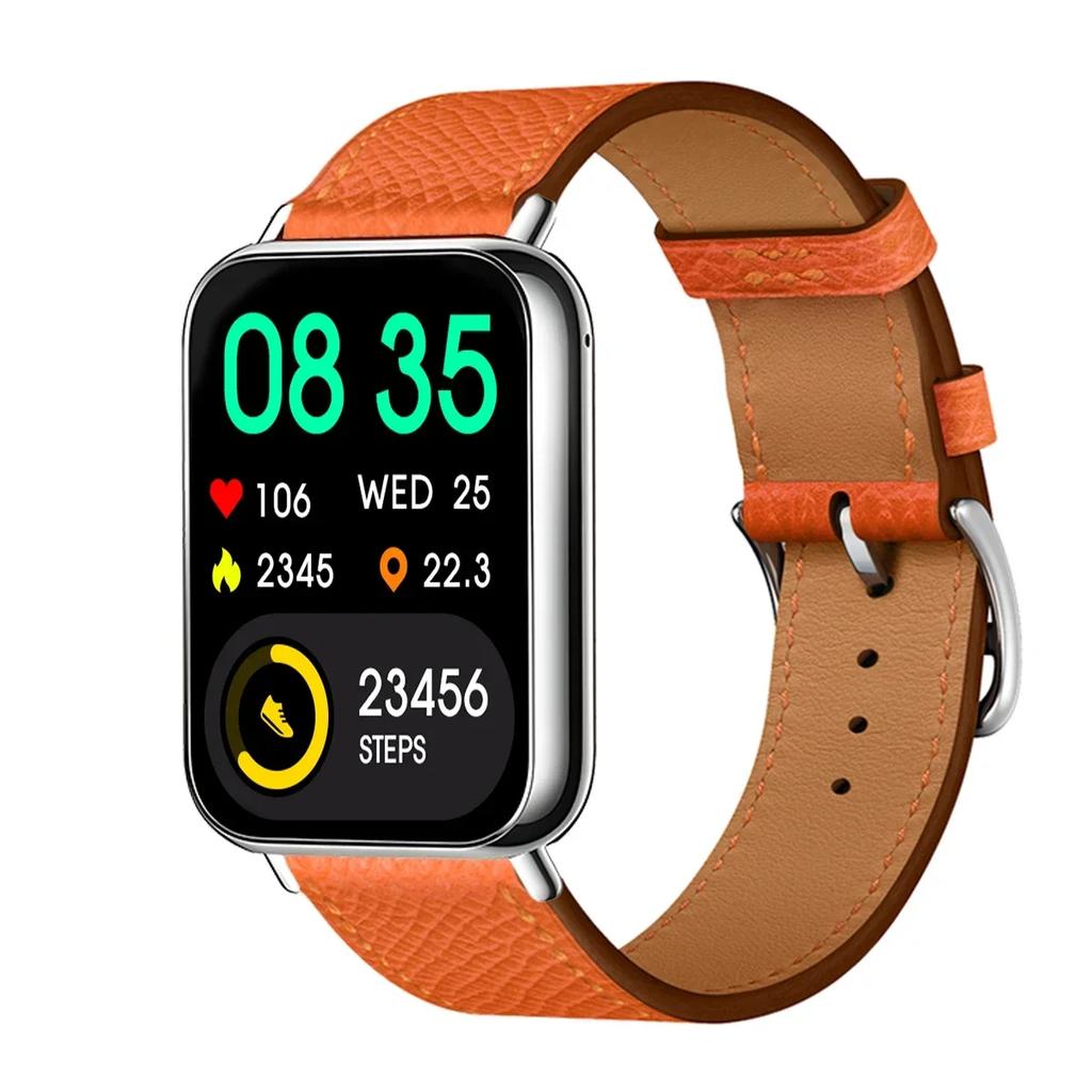 Leather Loop Strap for Redmi Watch 5 Watch 4 Band for Xiaomi Mi 9 Pro Active Wristband Bracelet Mi Band 8 Pro Correa Accessories