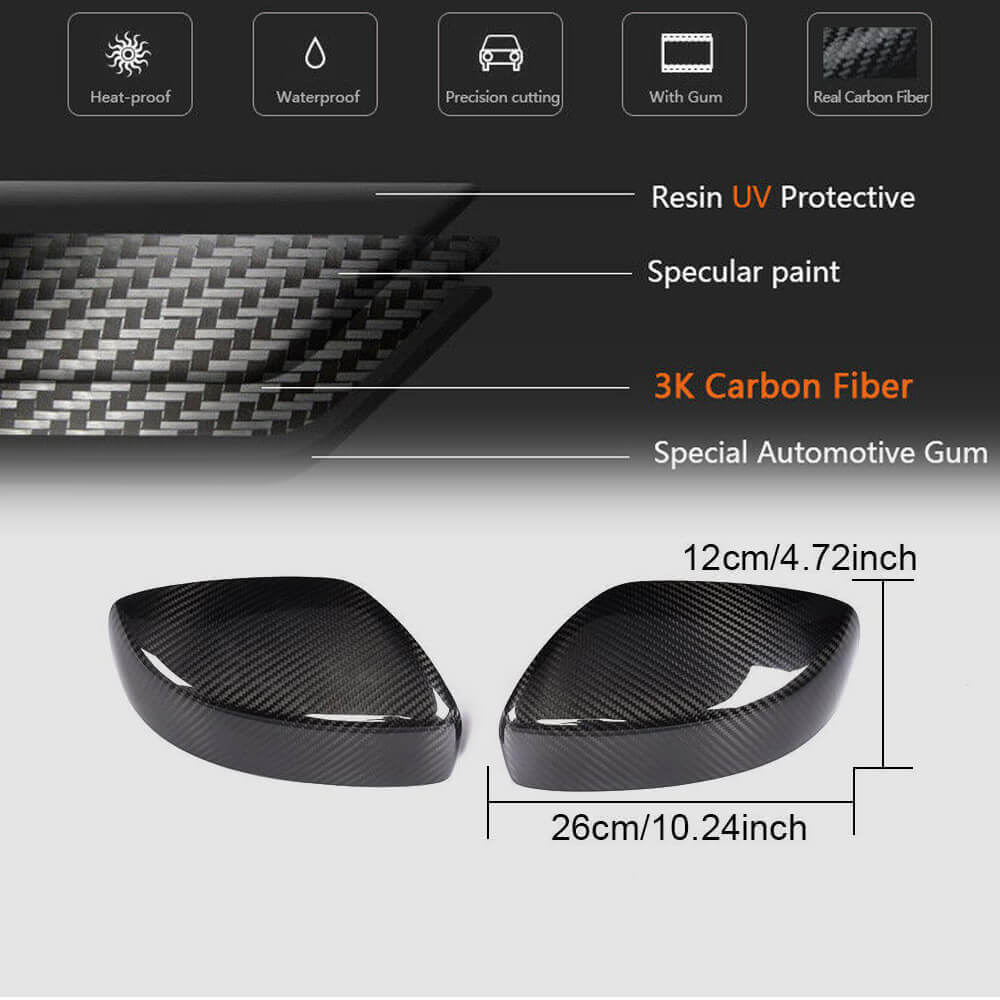 Covers for Mirrors (Carbon) for Infiniti G25/G35/37 (V36/CV36) 2006-2015