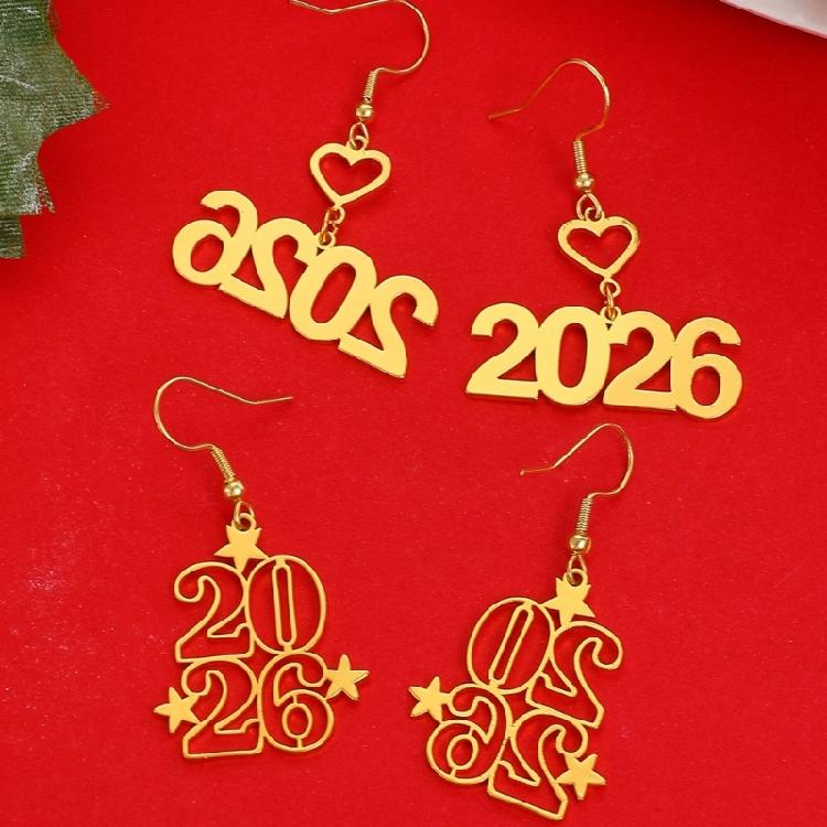 2026 Theme Acrylic Earrings Smooth Surfaces Unique Accessory Casual Formal Earrings Suitable for Fashion Women Present