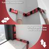 Folding Level, 5 Sections Foldable Level Measuring Woodworking Tool for Various Corners Stairs,Accurate Multi-Angle Measurement Magnetic Aluminum