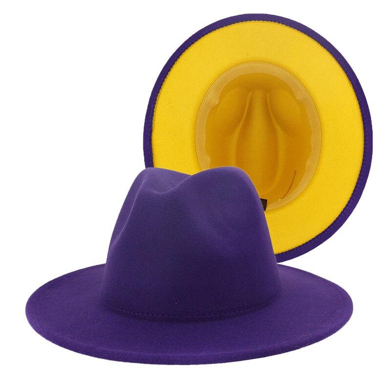 Wide Brim Party Trilby Gambler Hat 