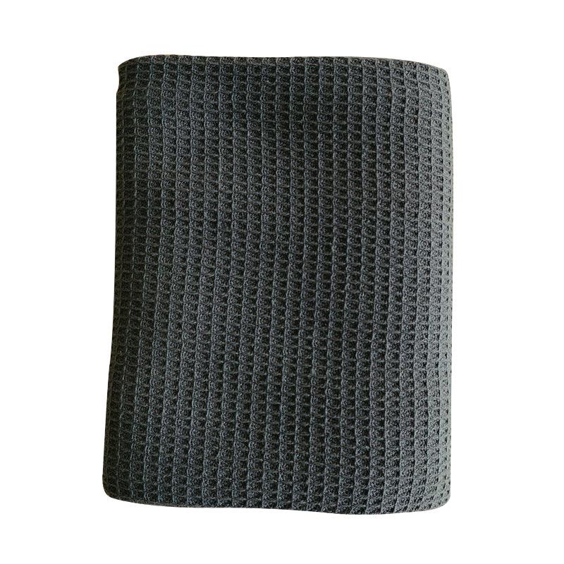 Waffle Cotton Cotton Tea Towel Cloth Table Napkins Weave Absorbent Dish Pink Grey White For Kitchen Cleaning